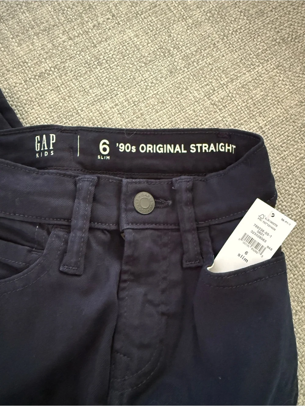 GAP Boys 90s Original Straight Jeans - Slim